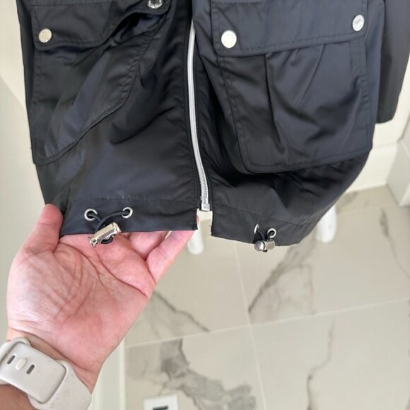 Calvin Klein Women's Black Trenchcoat Windbreaker Jacket Sz S - Picture 6 of 13
